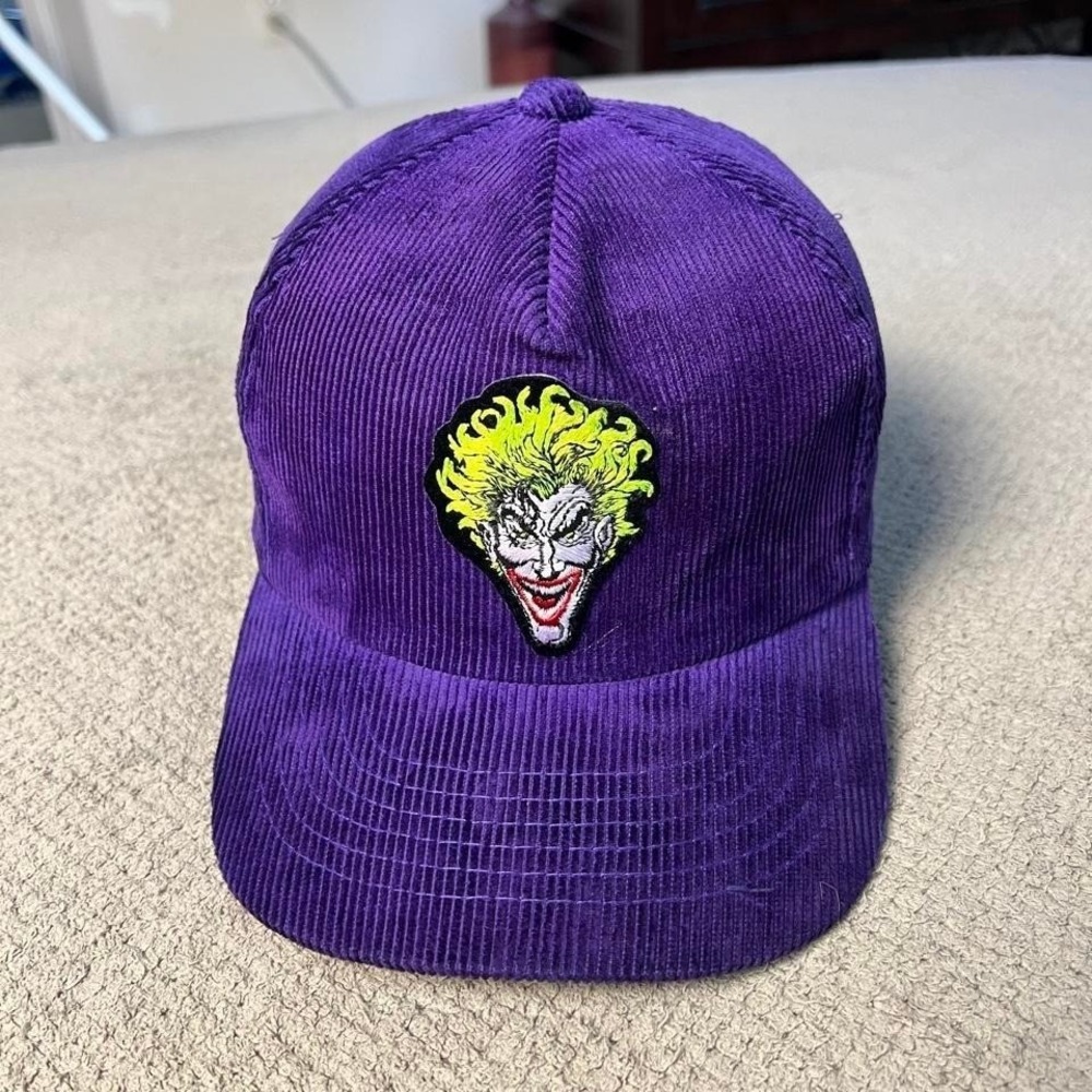 Vintage 1980s DC Comics Joker hat Corduroy